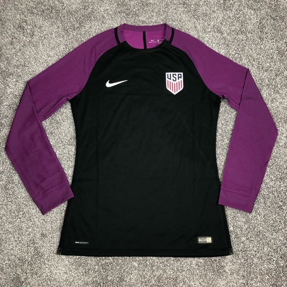 Nike 2016 USA USMNT Aeroswift Player Issue Mens Long Sleeve Soccer Jersey Sz S - Picture 3 of 13